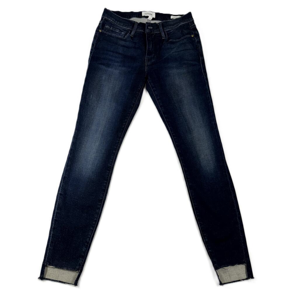 Frame women jean Le Skinny de Jeanne Dark Blue Size 27
